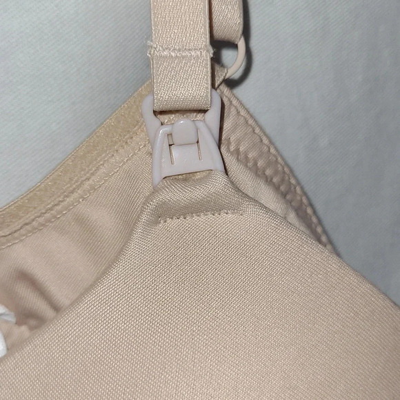 36B Gilligan & O'Malley Full Coverage Nursing Maternity Underwire Bra Nude NWT - Picture 8 of 8
